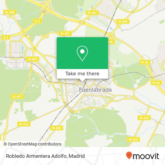 Robledo Armentera Adolfo map