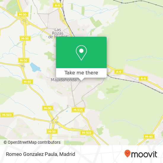 Romeo Gonzalez Paula map