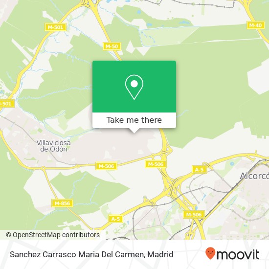 mapa Sanchez Carrasco Maria Del Carmen