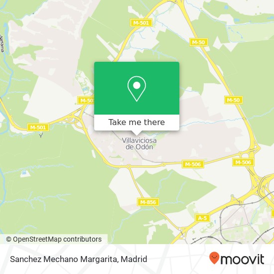 Sanchez Mechano Margarita map