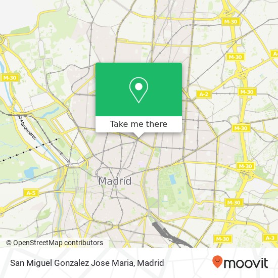 San Miguel Gonzalez Jose Maria map