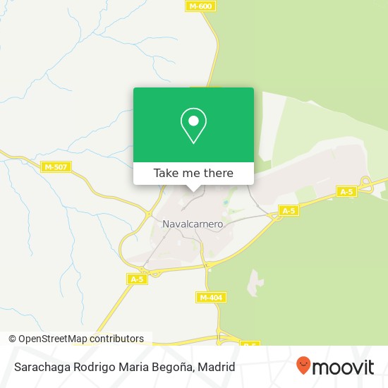 Sarachaga Rodrigo Maria Begoña map