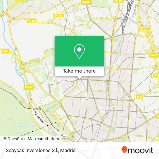 Sebycas Inversiones S.l. map