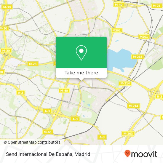 Send Internacional De España map