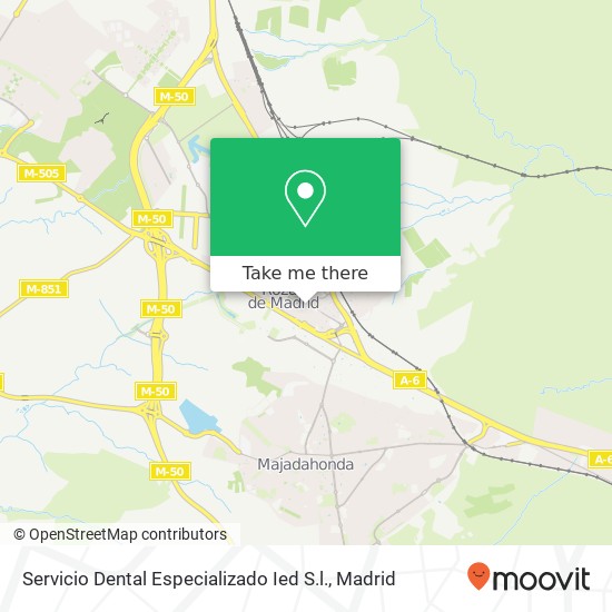 Servicio Dental Especializado Ied S.l. map