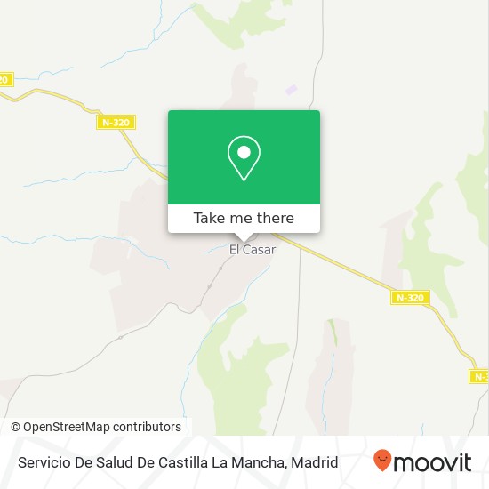 Servicio De Salud De Castilla La Mancha map