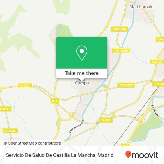 Servicio De Salud De Castilla La Mancha map