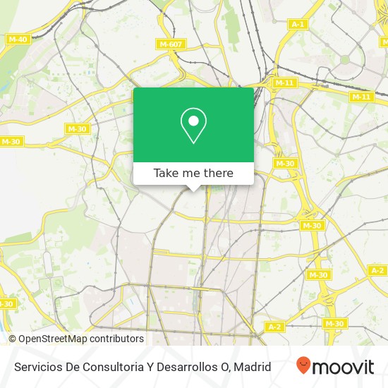 Servicios De Consultoria Y Desarrollos O map