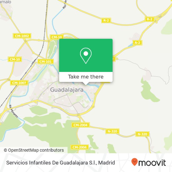 mapa Servicios Infantiles De Guadalajara S.l.