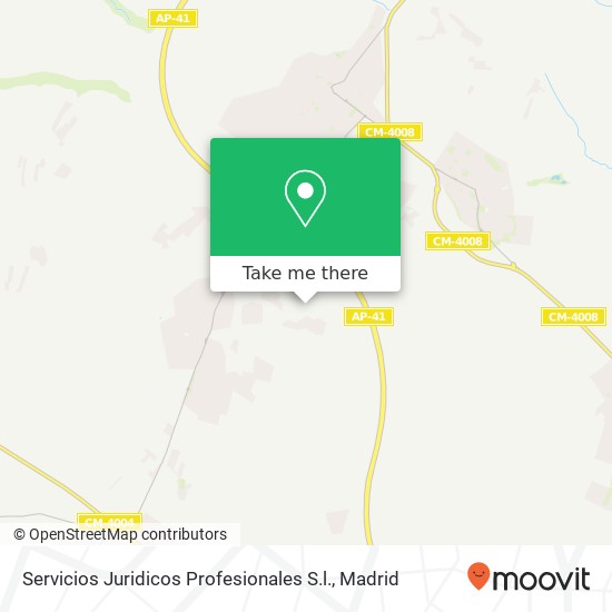 mapa Servicios Juridicos Profesionales S.l.