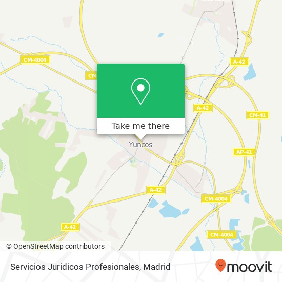 Servicios Juridicos Profesionales map