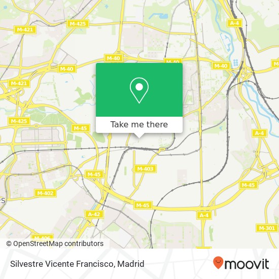 Silvestre Vicente Francisco map