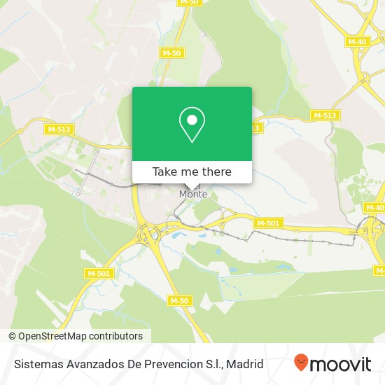 mapa Sistemas Avanzados De Prevencion S.l.