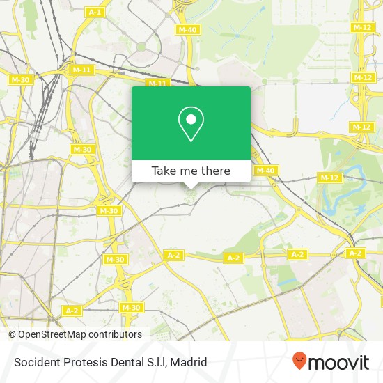 mapa Socident Protesis Dental S.l.l