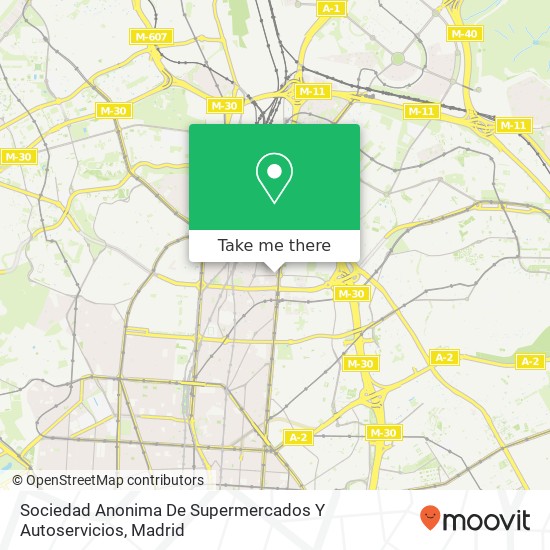 Sociedad Anonima De Supermercados Y Autoservicios map