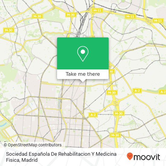 Sociedad Española De Rehabilitacion Y Medicina Fisica map