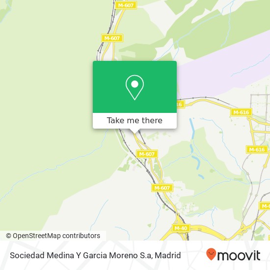 mapa Sociedad Medina Y Garcia Moreno S.a