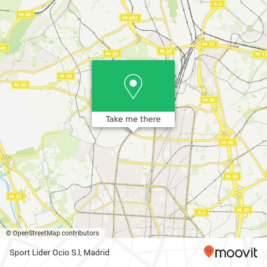 Sport Lider Ocio S.l map