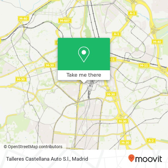 Talleres Castellana Auto S.l. map