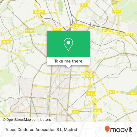 Tebas Coiduras Asociados S.l. map