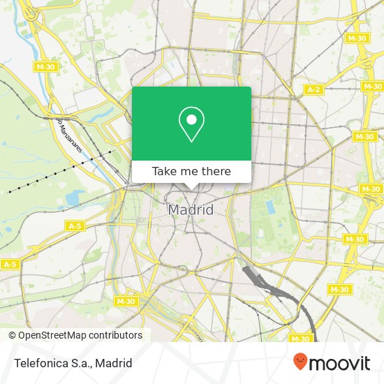 Telefonica S.a. map