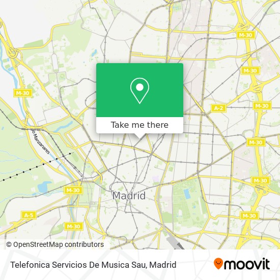Telefonica Servicios De Musica Sau map