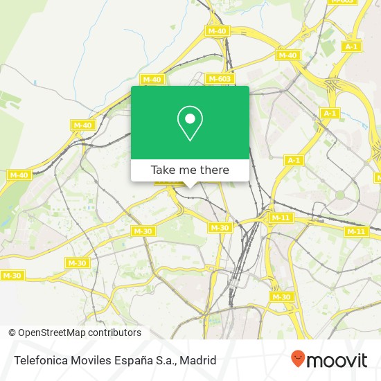 Telefonica Moviles España S.a. map