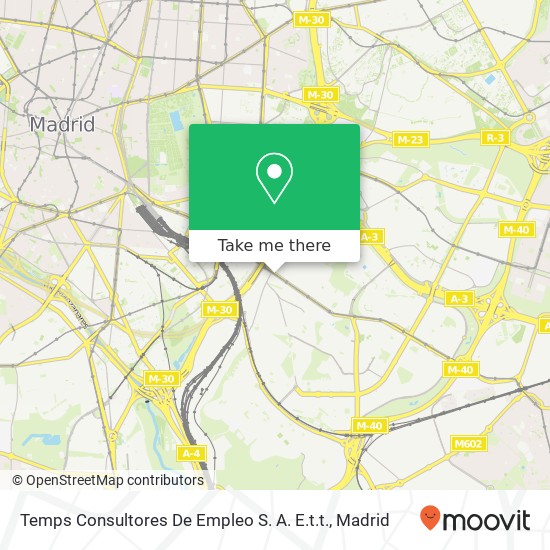 Temps Consultores De Empleo S. A. E.t.t. map