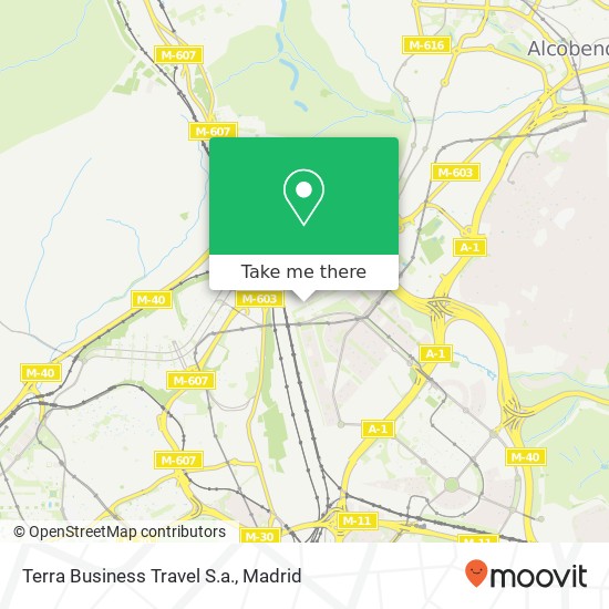 mapa Terra Business Travel S.a.