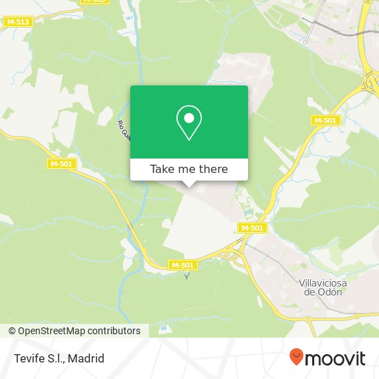 Tevife S.l. map