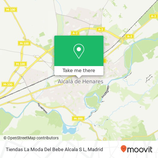 mapa Tiendas La Moda Del Bebe Alcala S L