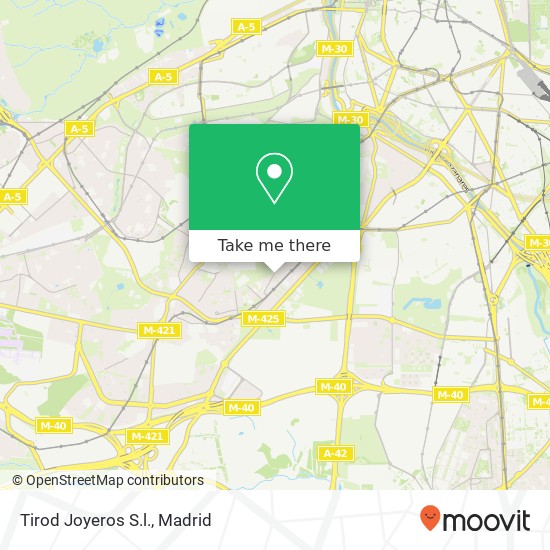Tirod Joyeros S.l. map