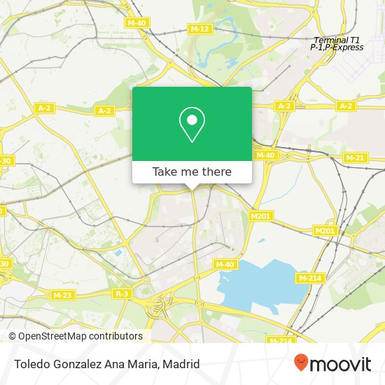 Toledo Gonzalez Ana Maria map