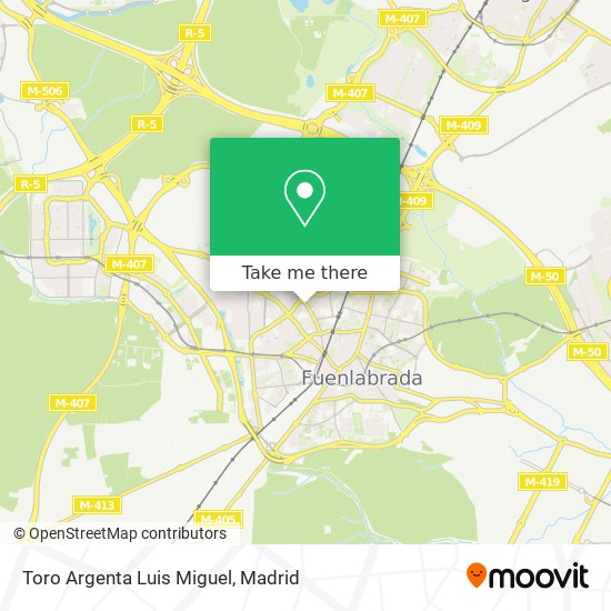 Toro Argenta Luis Miguel map