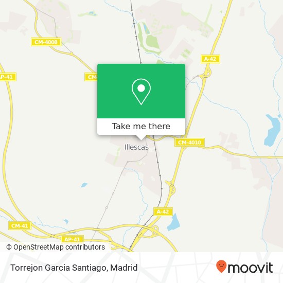 Torrejon Garcia Santiago map