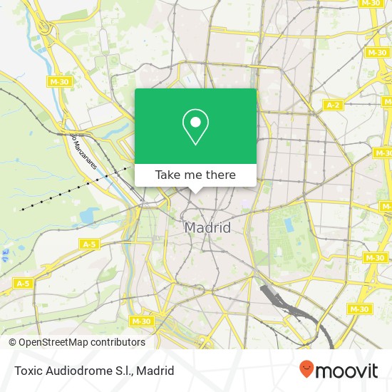 Toxic Audiodrome S.l. map
