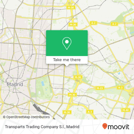mapa Transparts Trading Company S.l.