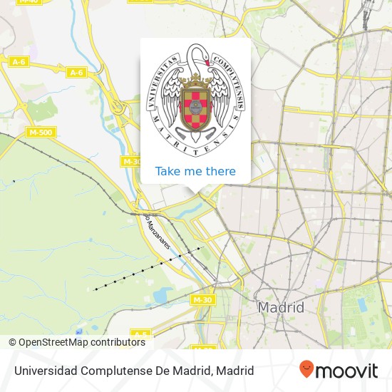 Universidad Complutense De Madrid map