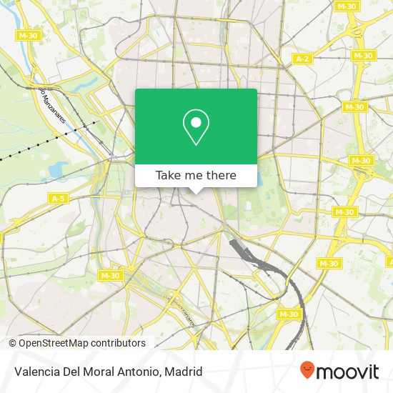 Valencia Del Moral Antonio map