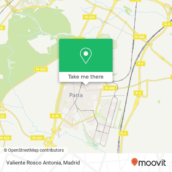 mapa Valiente Rosco Antonia