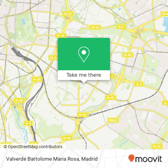 Valverde Bartolome Maria Rosa map
