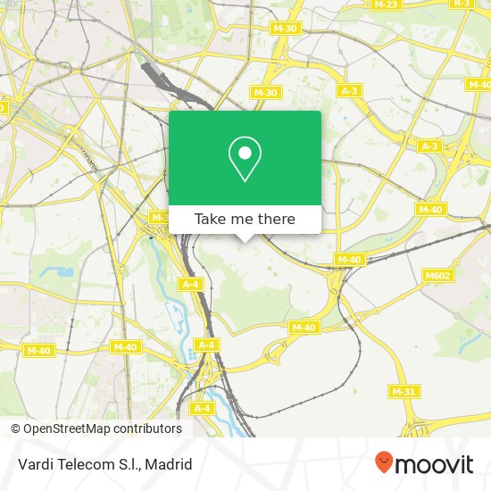 mapa Vardi Telecom S.l.