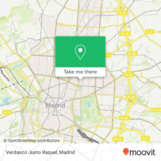 Verdasco Justo Raquel map