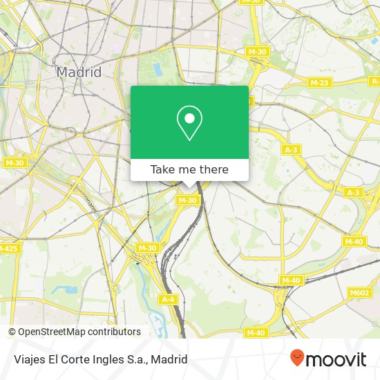 Viajes El Corte Ingles S.a. map