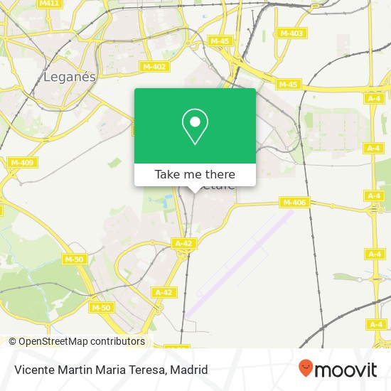 Vicente Martin Maria Teresa map