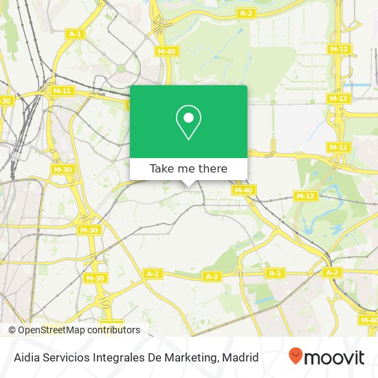 Aidia Servicios Integrales De Marketing map