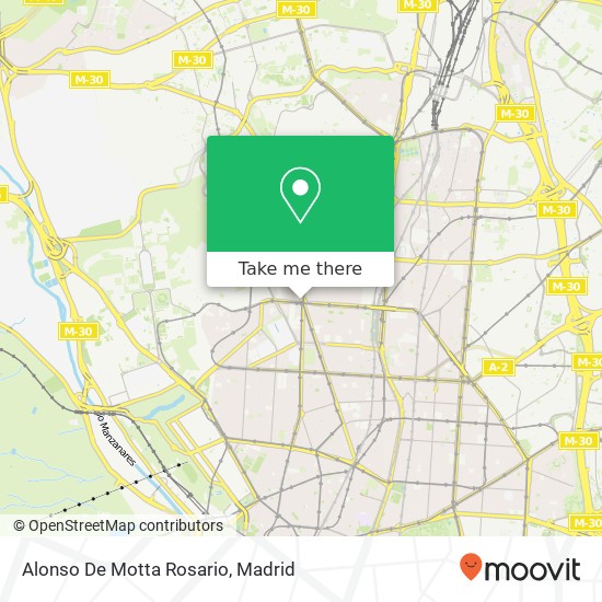 Alonso De Motta Rosario map