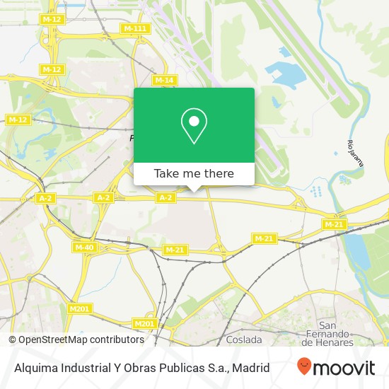 Alquima Industrial Y Obras Publicas S.a. map