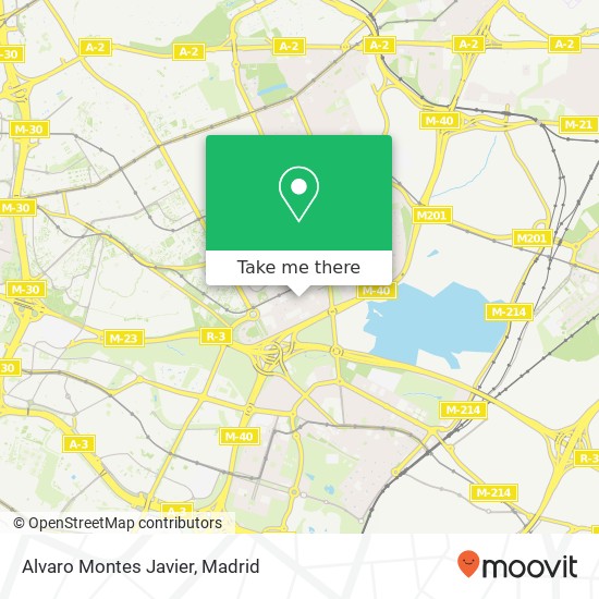 Alvaro Montes Javier map