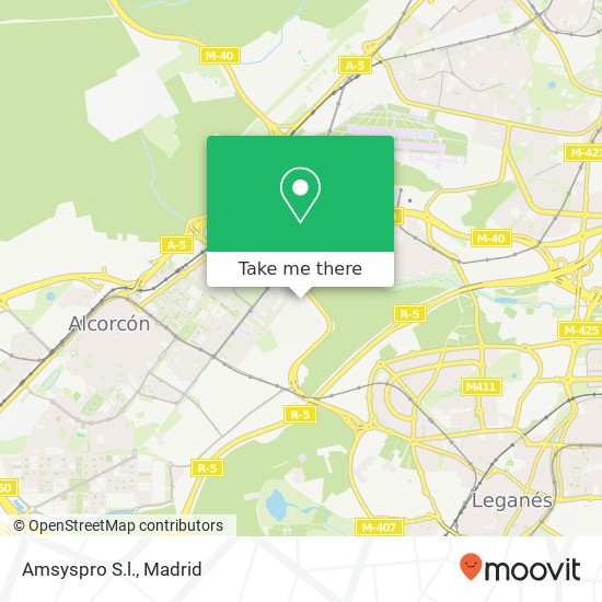 Amsyspro S.l. map